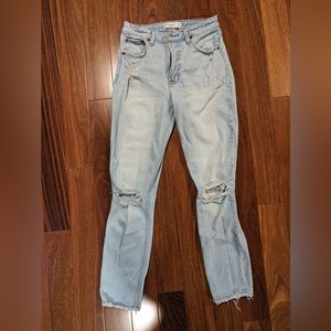 Abercrombie curve love High rise “the skinny” jeans, worn once only to try on